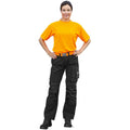 Patron HOUSUT STRETCH KROMIITTI NAISTEN MUSTA - 92% nailon, 8% elastaani, 280 g/m² - Cordura-kangas, 215 g/m² - joustava