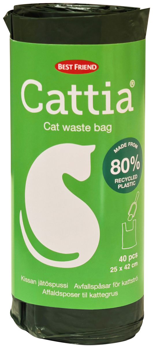 BF  Cattia Kissan jätöspussi 40 kpl