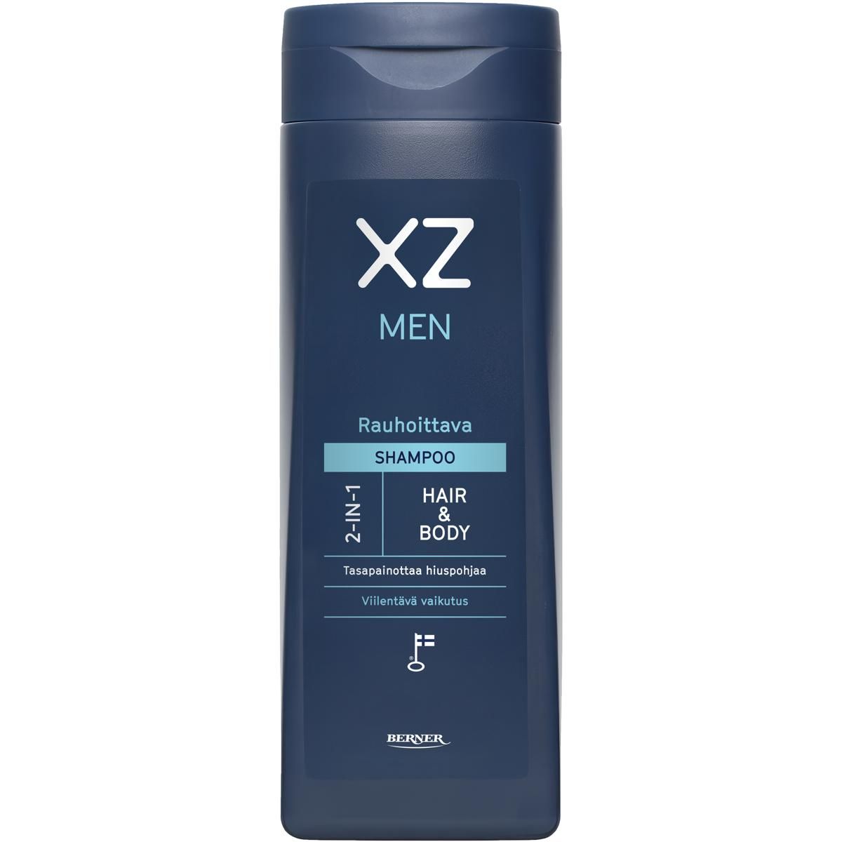 Xz Men 2-in-1 rauhoittava shampoo 250 ml