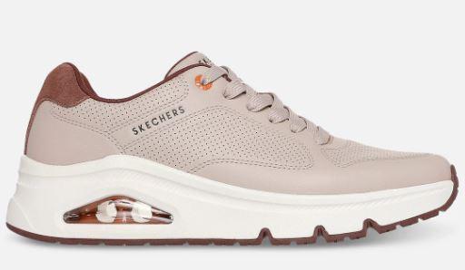 Skechers miesten Uno Icon - Idolizer - Brown Tunne jalkasi kevyiksi ilmavaimennetun mukavuuden ansiosta Skechers Street™ Uno