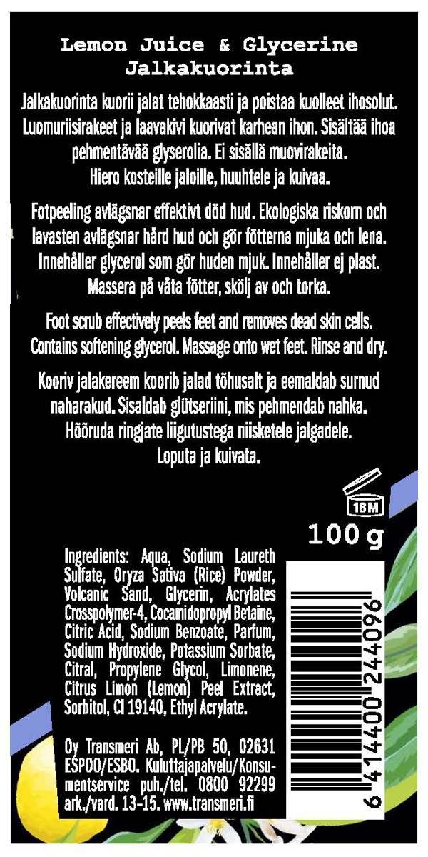 Ljg Jalkakuorinta 100 g
