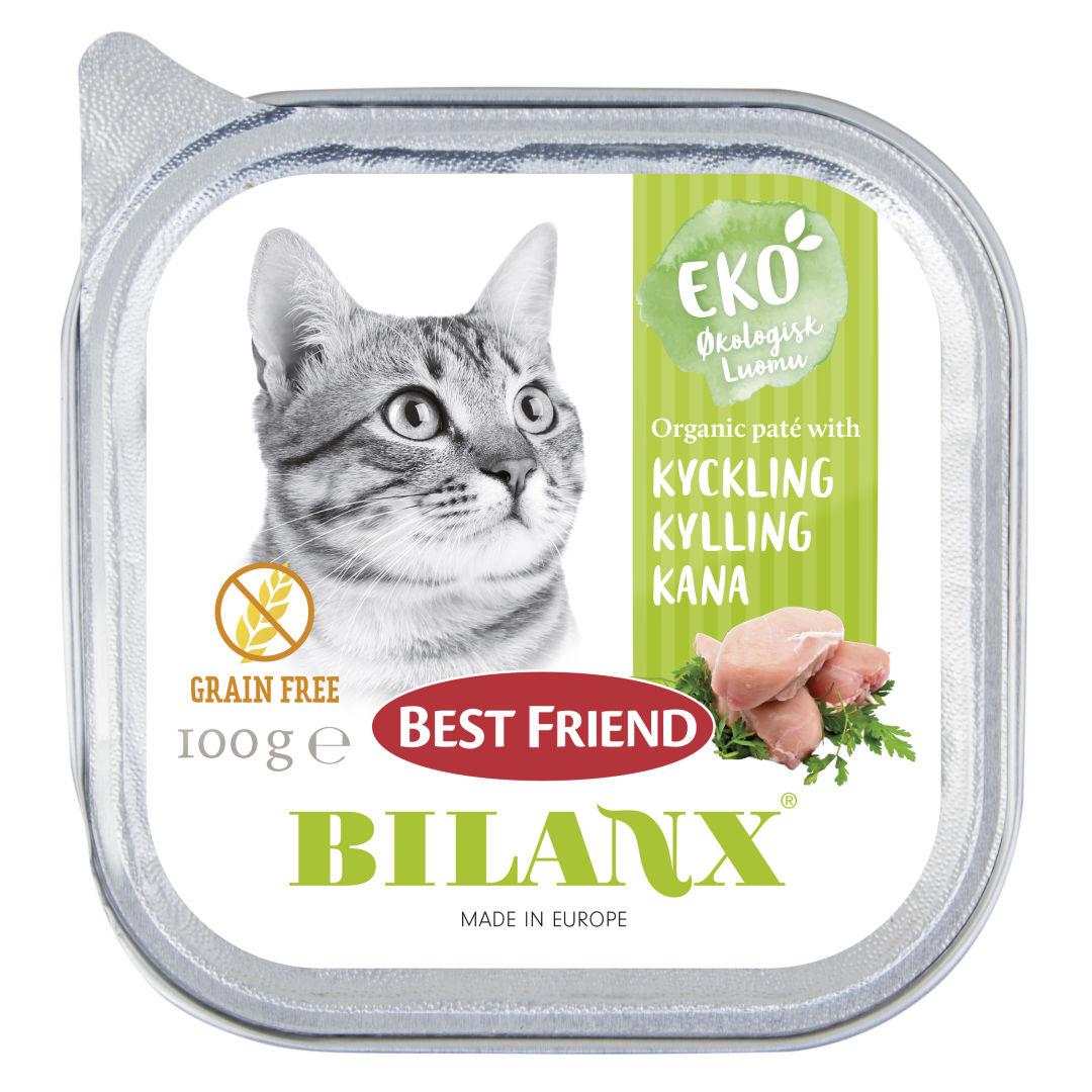 Best Friend bilanx luomu kissanruoka kanapatee 100g