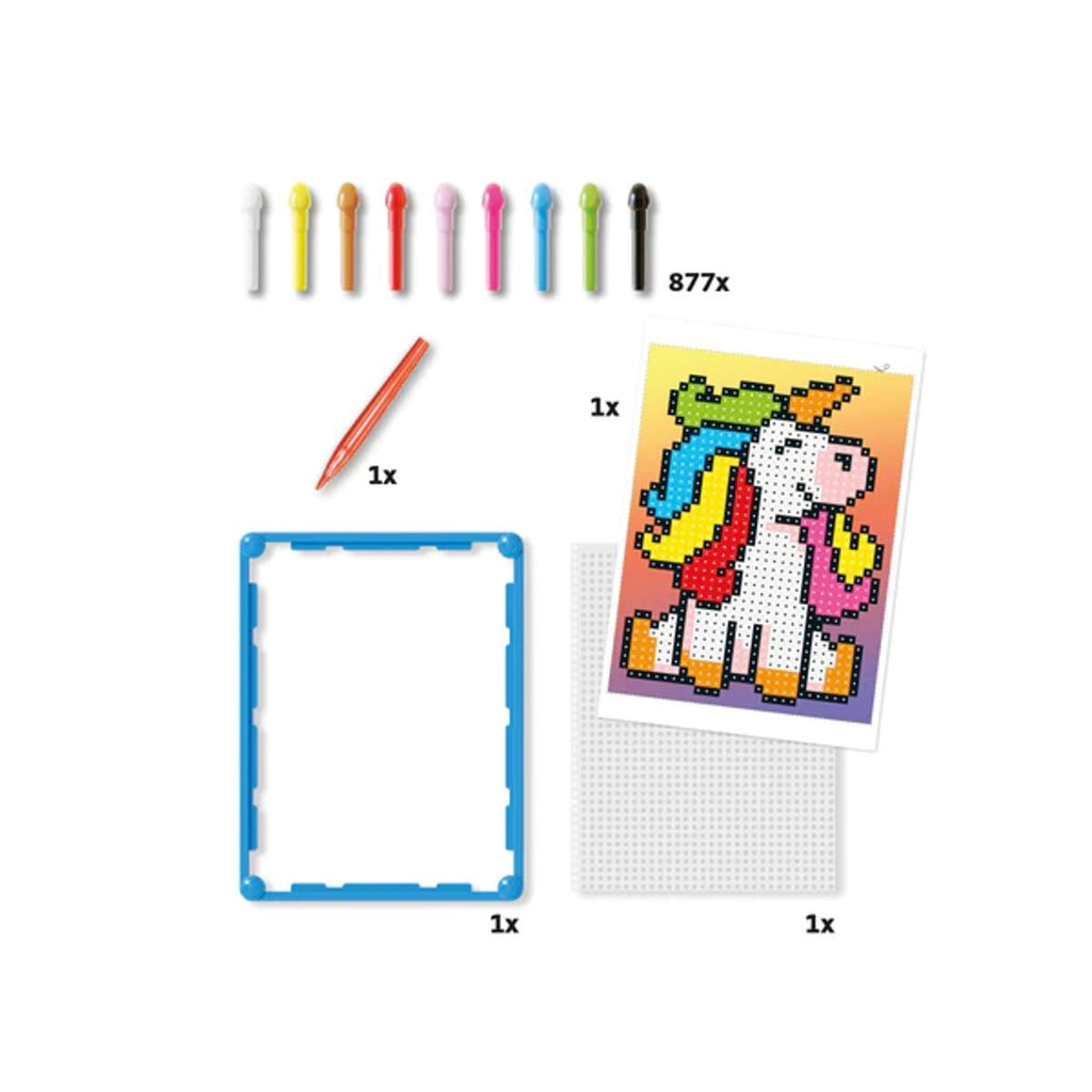 Quercetti Pixel Art Basic Yksisarvinen nuppiaskartelu