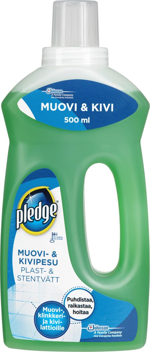 Pledge Muovi & Kivipesu 500 ml