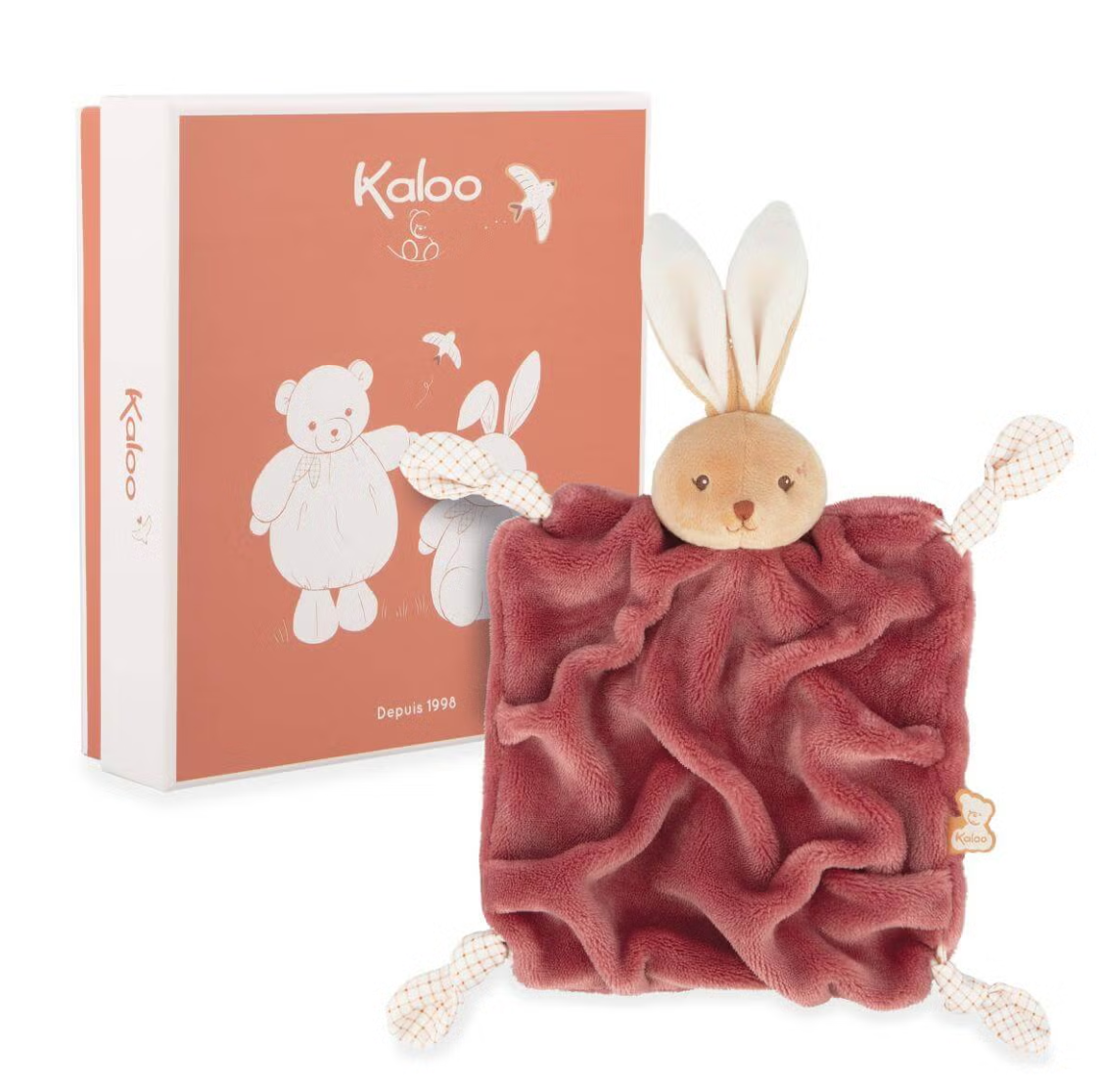 Kaloo Unilelu Pupu rubiini Lempea ja lammin lahja, joka kulkee vauvan mukana.Ikasuositus: 0+