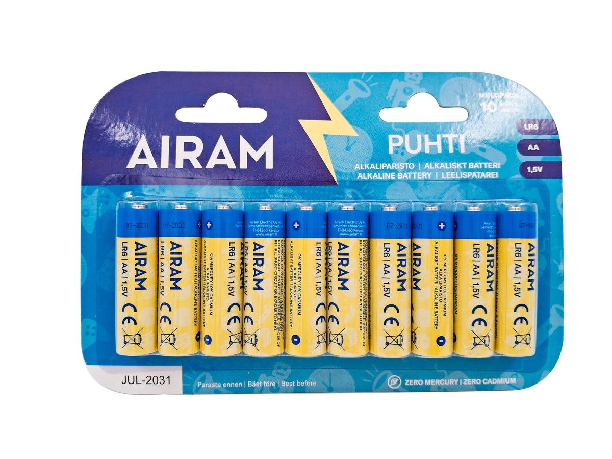 Airam paristo aa Puhti