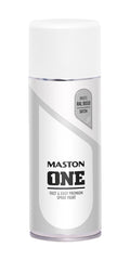 Spraymaali one - Satiini valkoinen RAL9010 400 ml