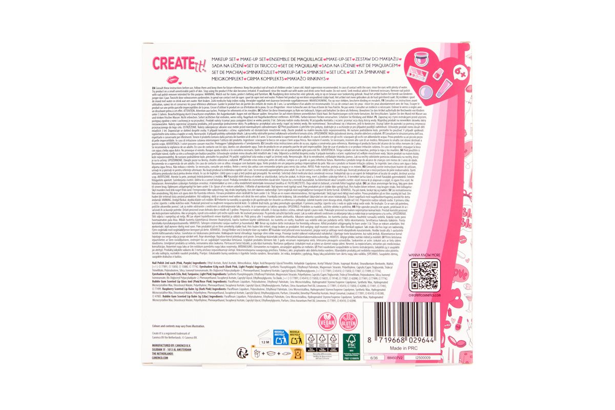 Create It! Makeup set pink lilac
