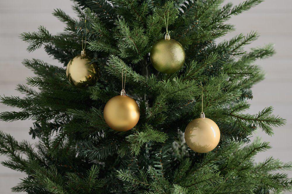 Winteria Kuusenpallo Kulta 8cm 8kpl/pkt