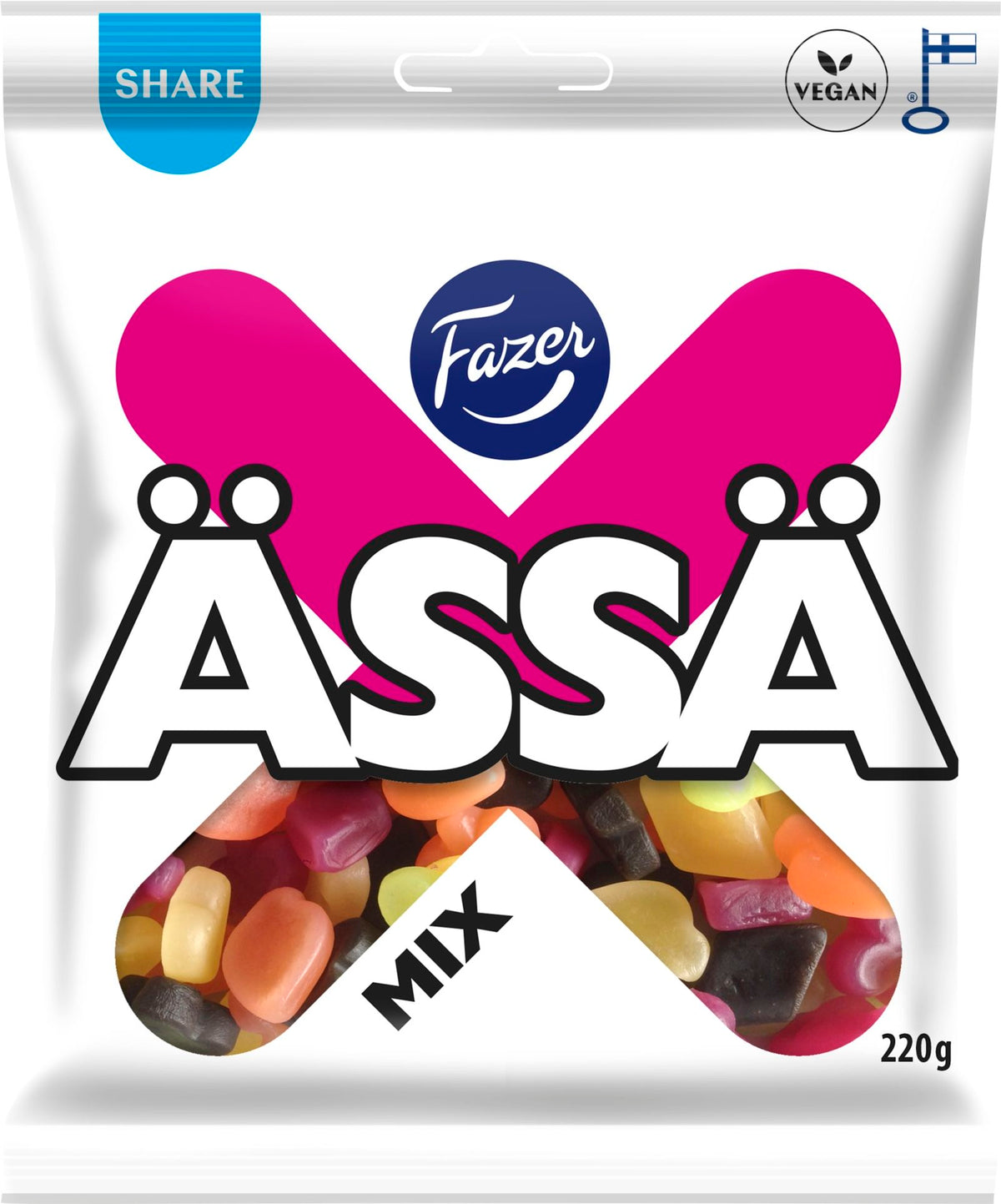 Ässä Mix karkkipussi 220 g
