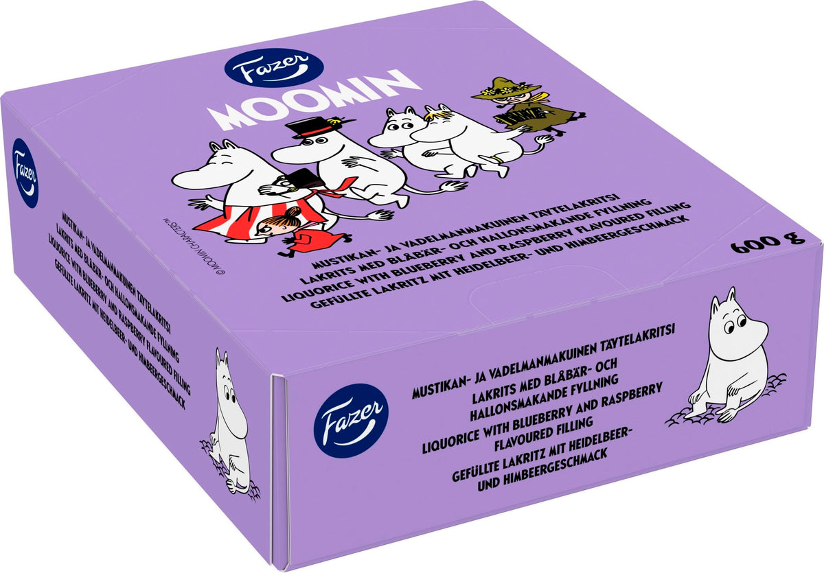 Moomin mustikka-vadelma lakritsi