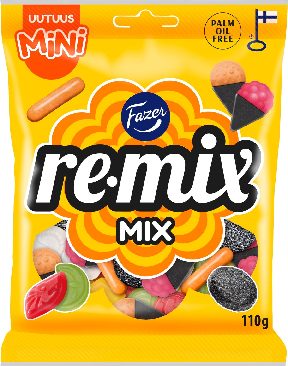 Remix Mini Mix karkkipussi 110 g