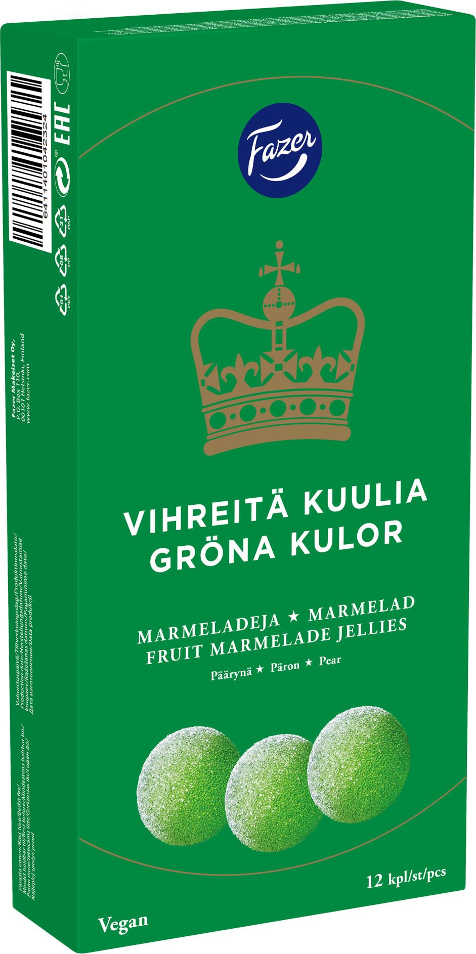 Vihreitä kuulia 260 g