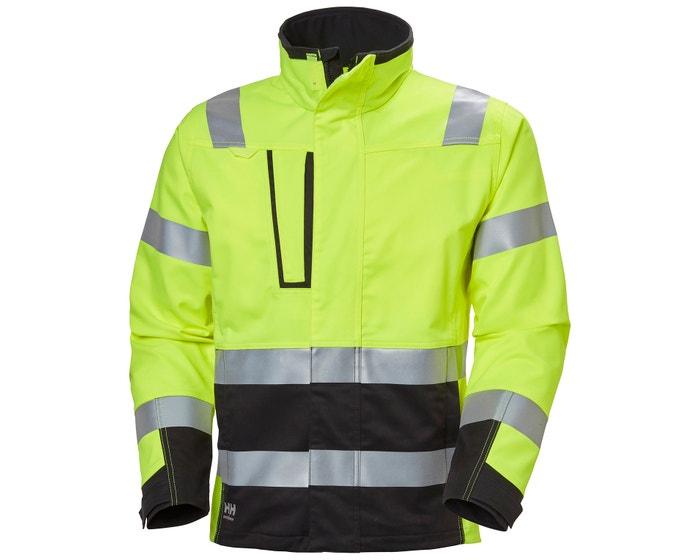 Helly Hansen Workwear takki alna 2.0 fl. Keltainen lk2 Alna 2.0 -takissa on kaksi etutaskua seka kaksi rintataskua YKK