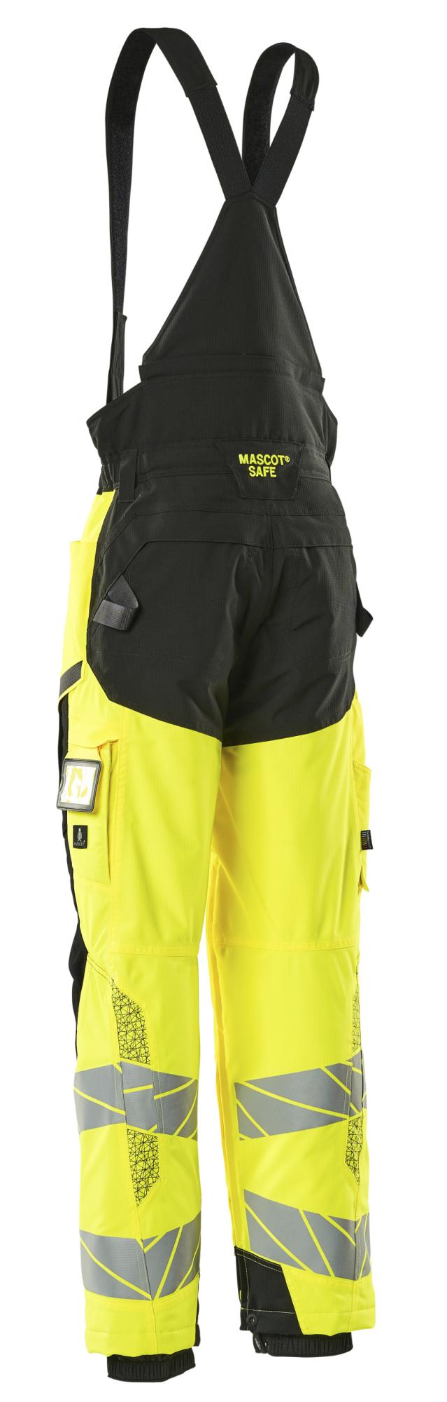 MASCOT Talvihousut ACCELERATE SAFE hi-vis keltainen/musta Hengittava, tuulen- ja vedenpitava teipatuilla saumoilla. Erittain