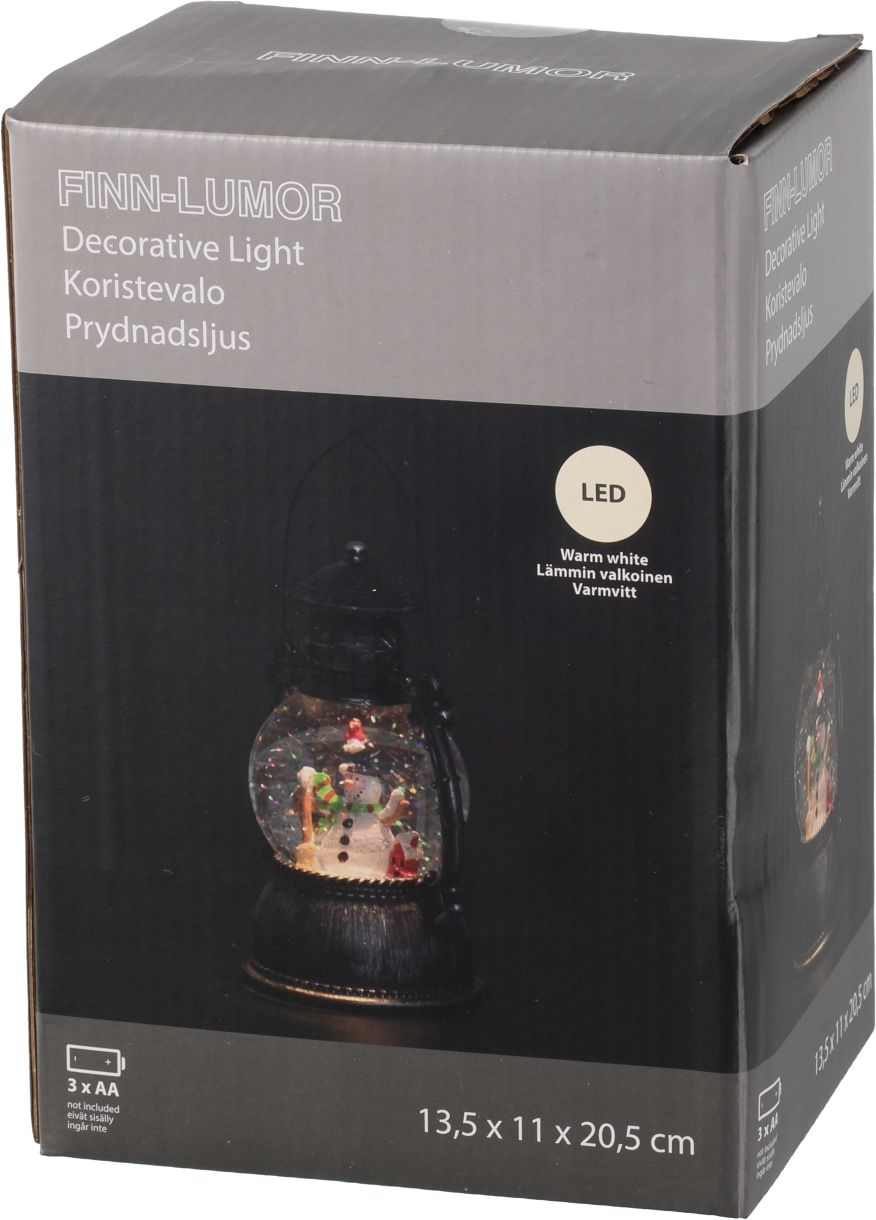 Finnlumor LED Lumisadelyhty Lumiukko