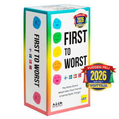 First To Worst Peli Vuoden 2026 Partypelit Voittaja