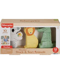 Fisher-Price Wooden Stack & Sort Animals,