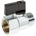 Palloventtiili 1/2" mini sk/uk