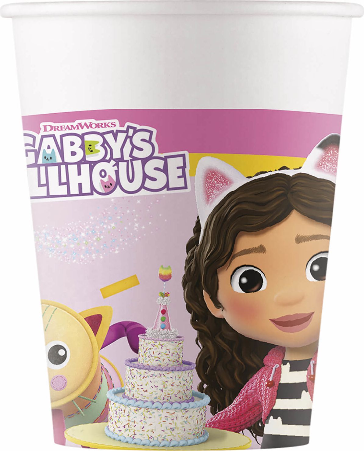 Kertakäyttömuki Gabby's dollhouse 8 kpl