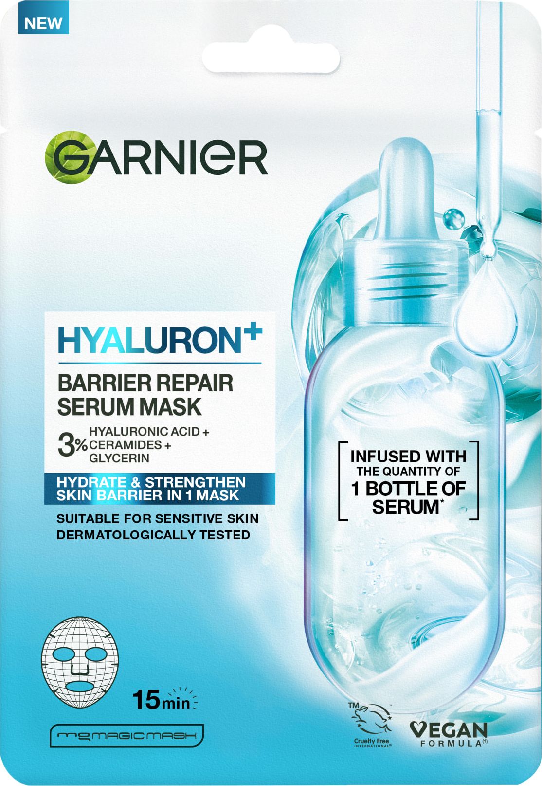 Garnier Kagnsasnaamio Hyaluron+ Barrier Repair