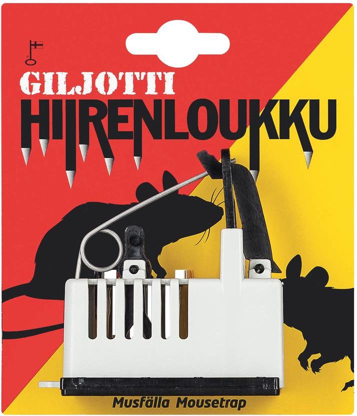 Giljotti hiirenloukku 1 kpl