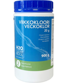 H2O 20 g Viikkokloori 0,9 kg