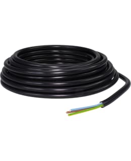 Asennuskaapeli mmj 3x1.5s musta  10 m nippu