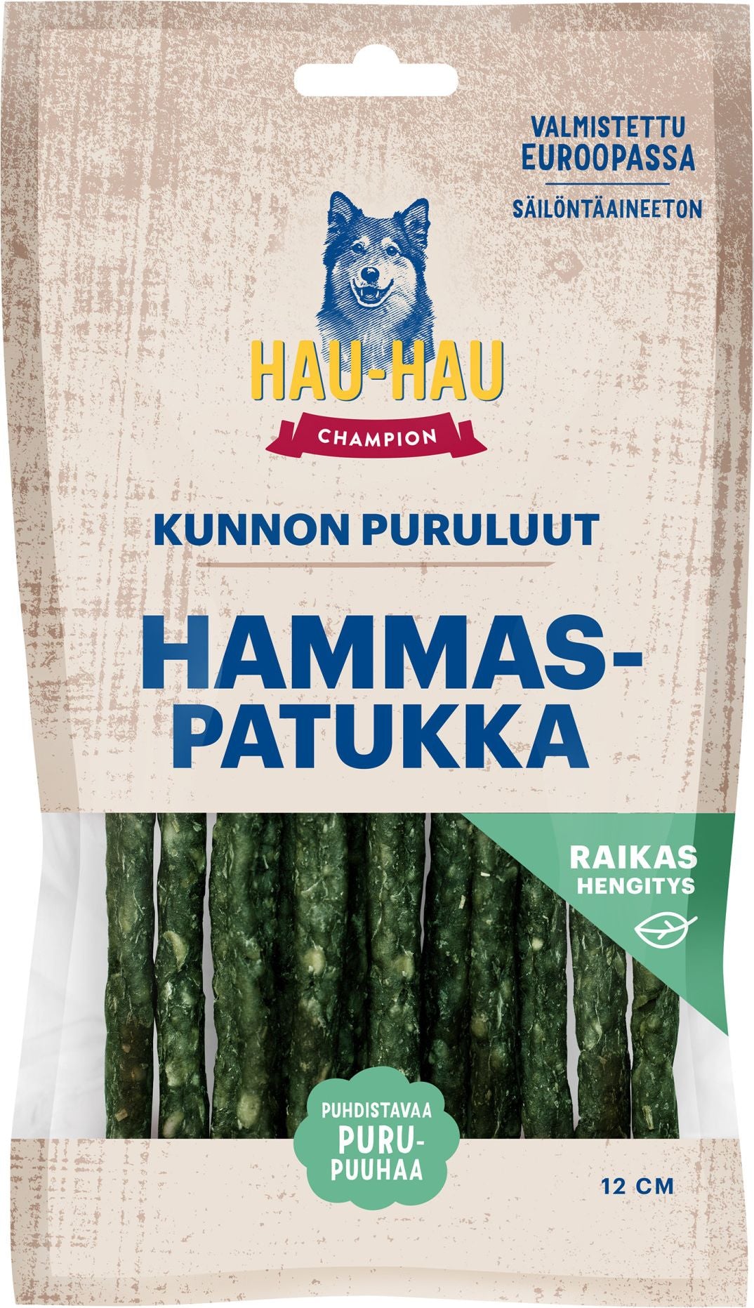 Hhc kunnon puruluut hammaspatukka 12 cm 100 g