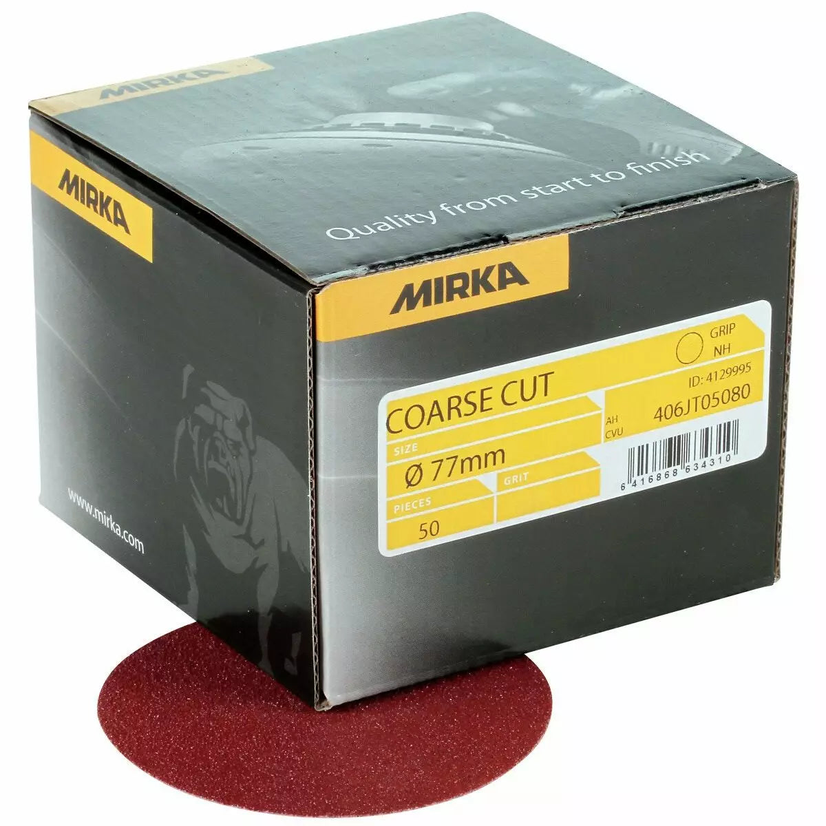 Hiomapyörö 77 mm P60 coarse cut 50 kpl