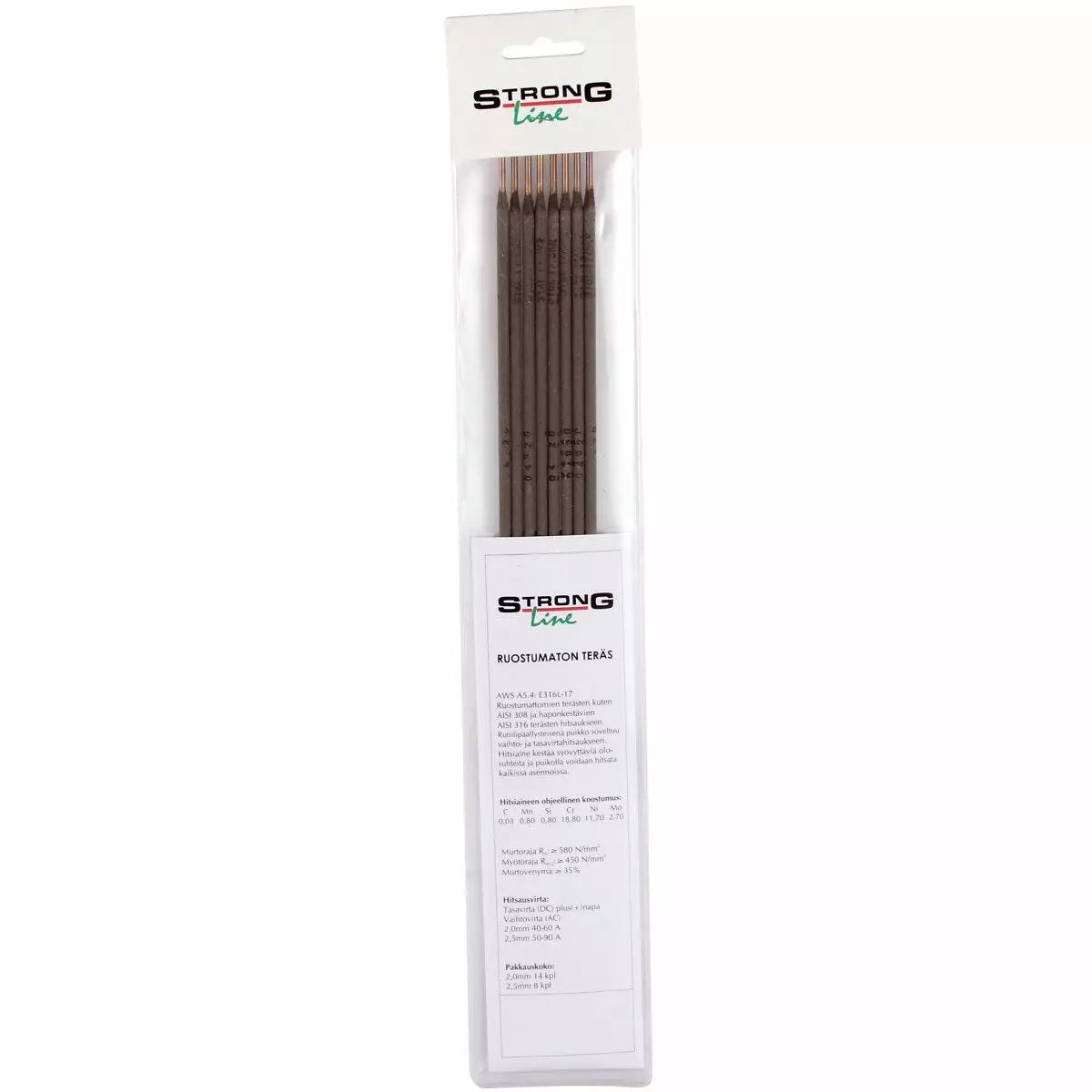 Hitsauspuikko ruostumaton 2,5 mm 8 kpl
