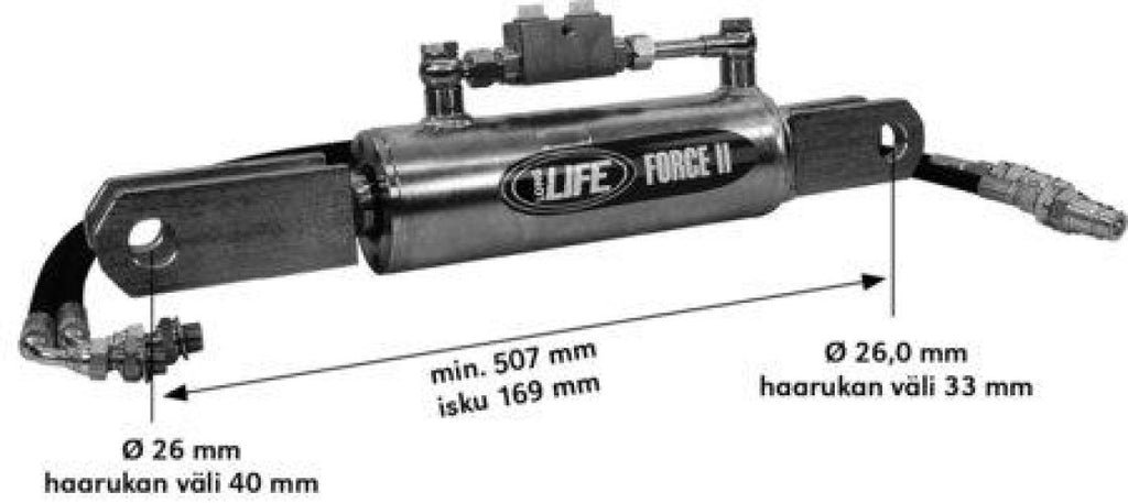 Hydraulinen kaltevuudensäädin 80/40-507 fiat