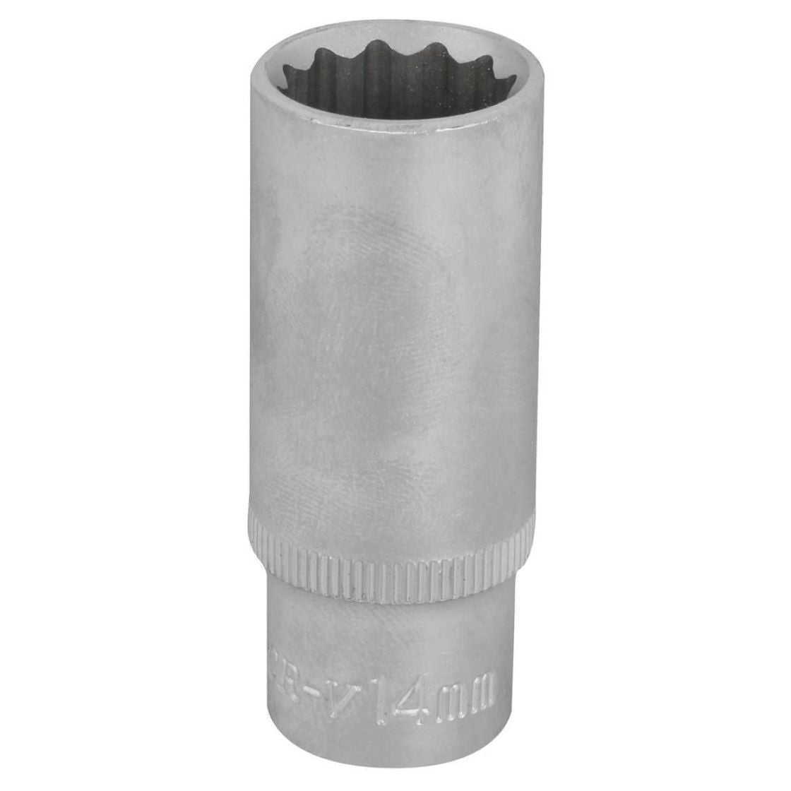 Hylsy 1/4" 12-KULMA M14 pitkä (50 mm)