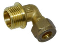 Puserrusliitin kulma ulkokierre ½"-10