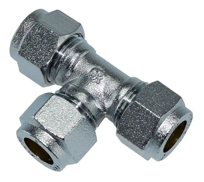 Puserrusliitin t 10 krom stf