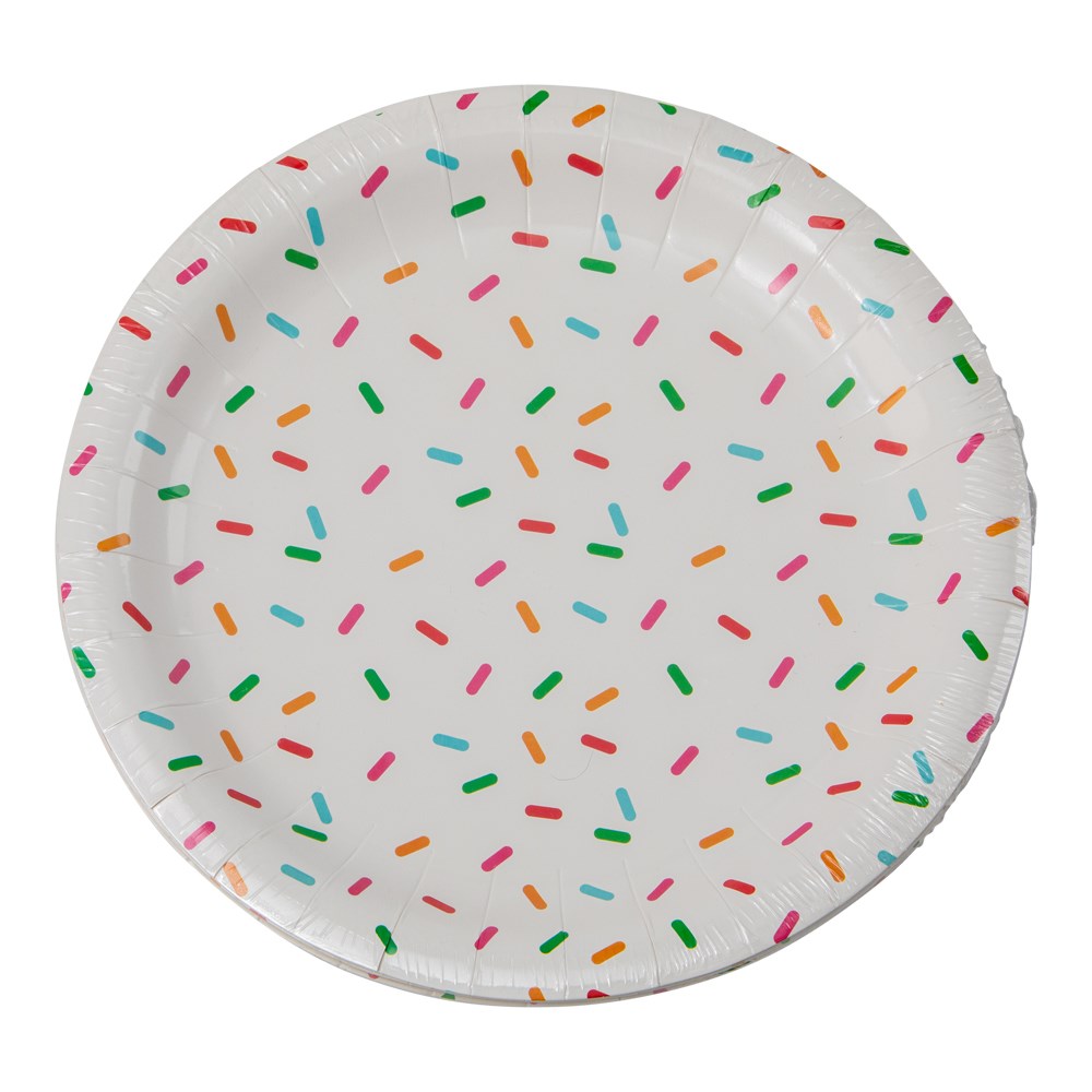 Kertakäyttölautaset Sprinkles 23 cm