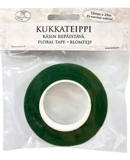 Kukkateippi vihreä 12mmx25m