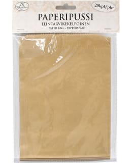 Paperipussi Natur 20 kpl Elintarvikekelp.