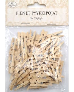 Pienet Pyykkipojat Natur 50 kpl