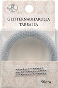 Glitterhelmitarrarulla 90 cm kirkas