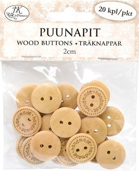 Puunapit Handmade Natur 20 kpl