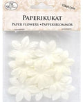 Paperikukat iso valkoinen 12 kpl