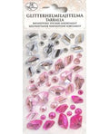 Glitterhelmitarra Jalokivi Pinkki