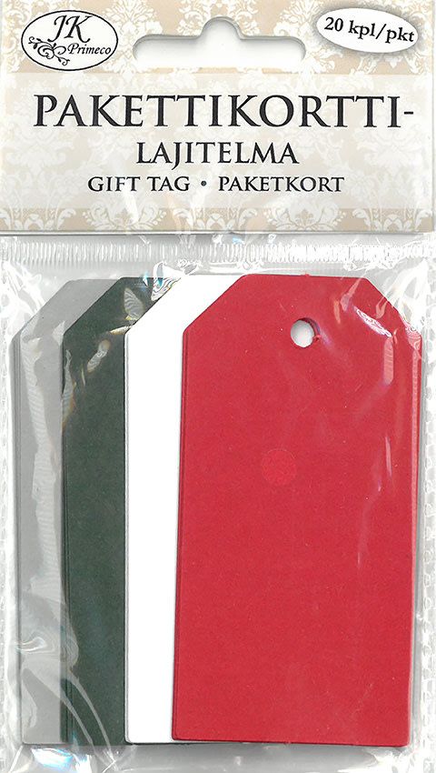 Pakettikorttilajitelma Joulu 20 kpl