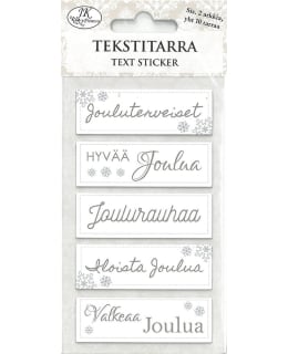 Tekstitarra Joulu Siniharmaa