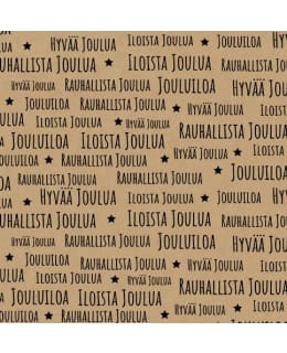 Naturlahjapaperi joulutoivot.