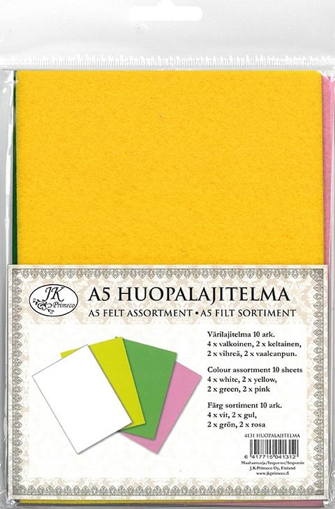 Huopalajitelma A5 10ark kevät