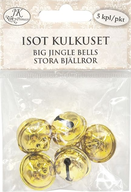 Isot Kulkuset Kulta 5 kpl