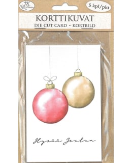 Kartonkikuva Lumo Kuura Joulupallo 5 kpl