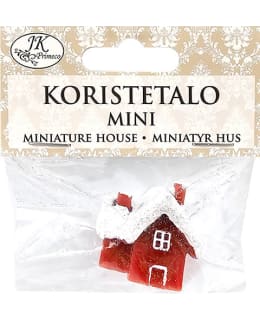 Koristetalo Mini Punainen
